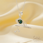 Load image into Gallery viewer, Krishna Mor Pankh And Bansuri Silver 925 Pendant