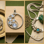 Load image into Gallery viewer, 925 Moon Style Silver Pendant With Chain
