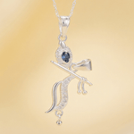 Load image into Gallery viewer, 925 Silver Krishna Sterling Pendant with Chain
